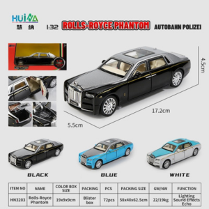 1:32 
Rolls-Royce Phantom Die cast Car
