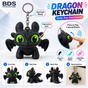 12 pcs - Night Fury dragon keychain net price 85