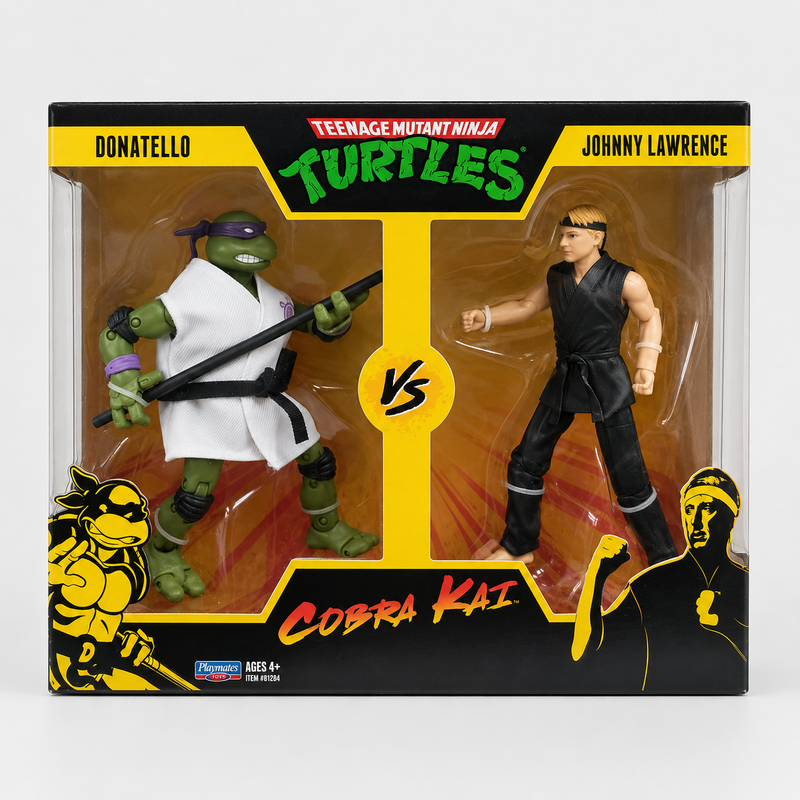 Teenege Mutent Ninja Turttles vs. Coba Kai Donatelo and Jony Lawrnce 2-Pack action figure set
