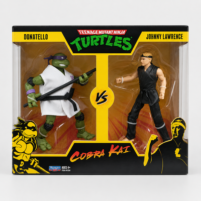 Teenege Mutent Ninja Turttles vs. Coba Kai Donatelo and Jony Lawrnce 2-Pack action figure set