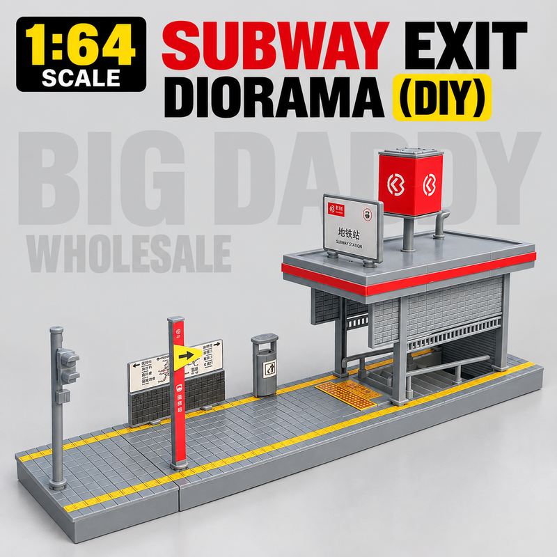 1:64 Scale Subway Diorama (DIY)