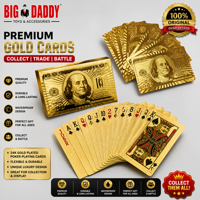 Dollar  Gold cards mix design ( Pack of 10 ) Net price - 78