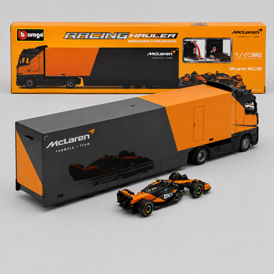 Burrago 1/43 #4 Racing Hauler
