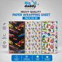 Mix Design Car / Kids wrapping sheet  Pack of 50