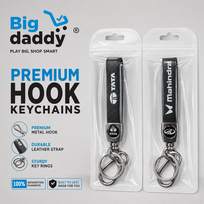Premium Hook keychains Tata/ Mahindra Pack of 3 ( Net price - 58 )