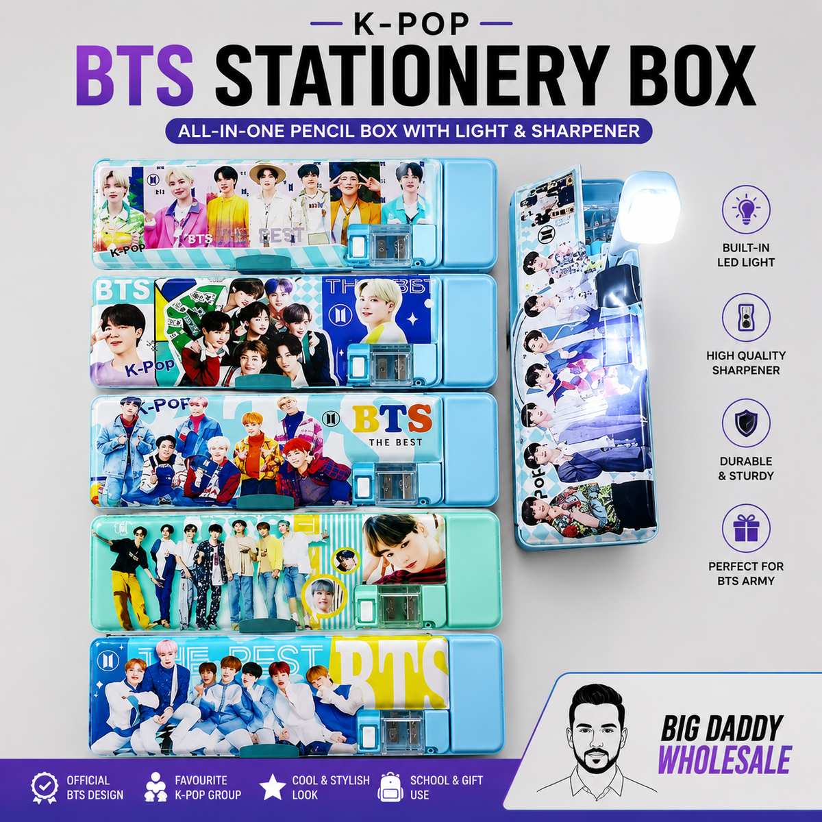 New Bts Pencil Box