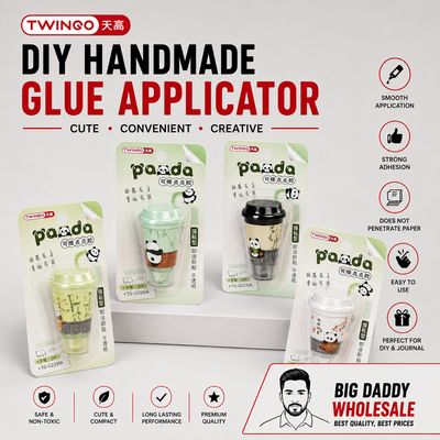 6 pcs - Panda Cup- Correction tape in blister display packing net price 49