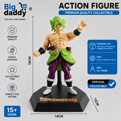 Dbz Brolly Standing fiqure one hand up 19cm