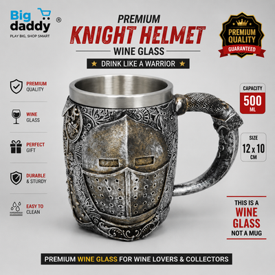 Got Stainless steel knight helmet shape mug