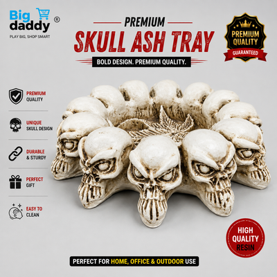 Face Skull Angry Big ashtray
