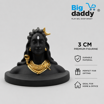 Mini adiyogi for car dasboard  (  pack of 3 - Net price - 27 )