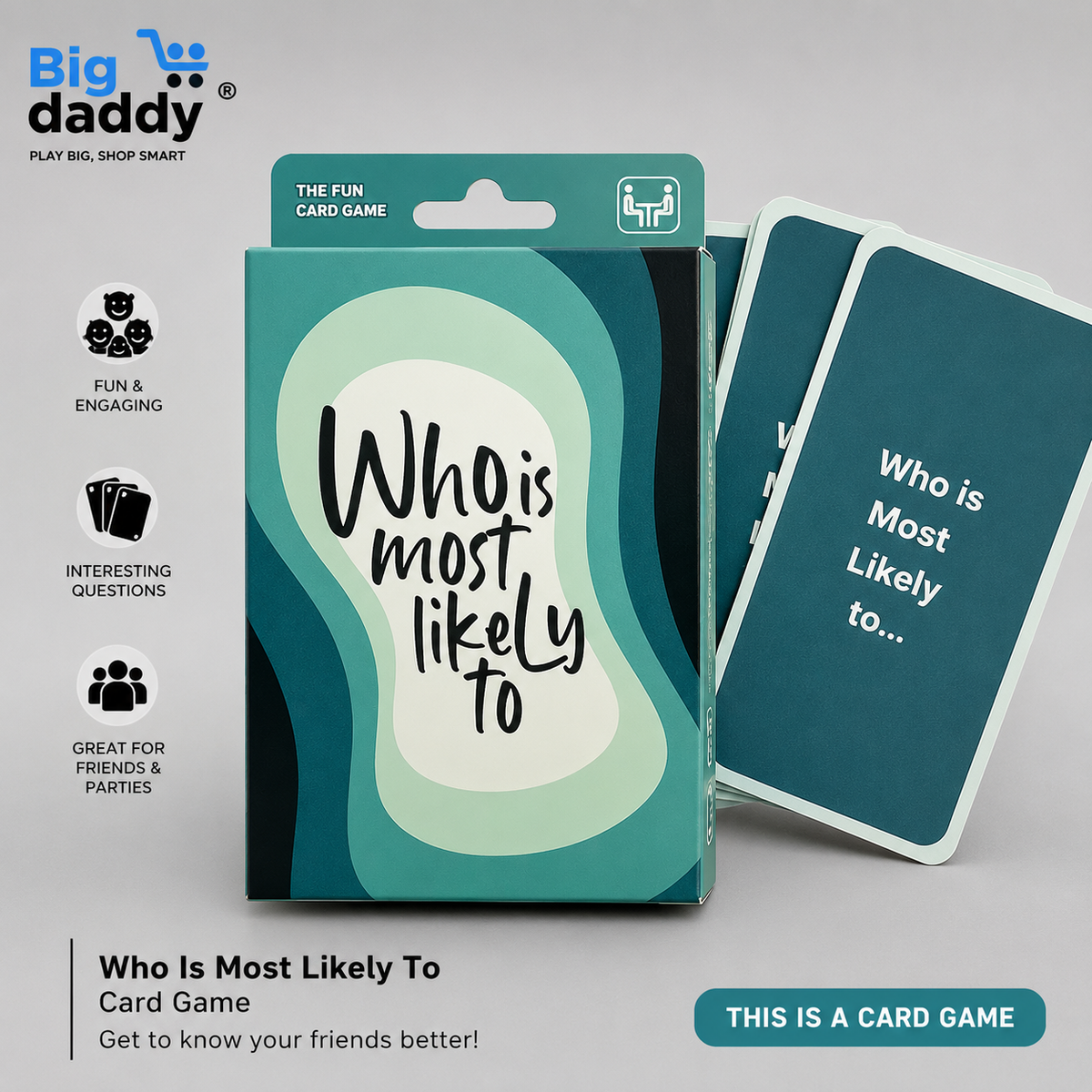 Who is most likely too party  Games Pack of 3 ( Net price - 45 )