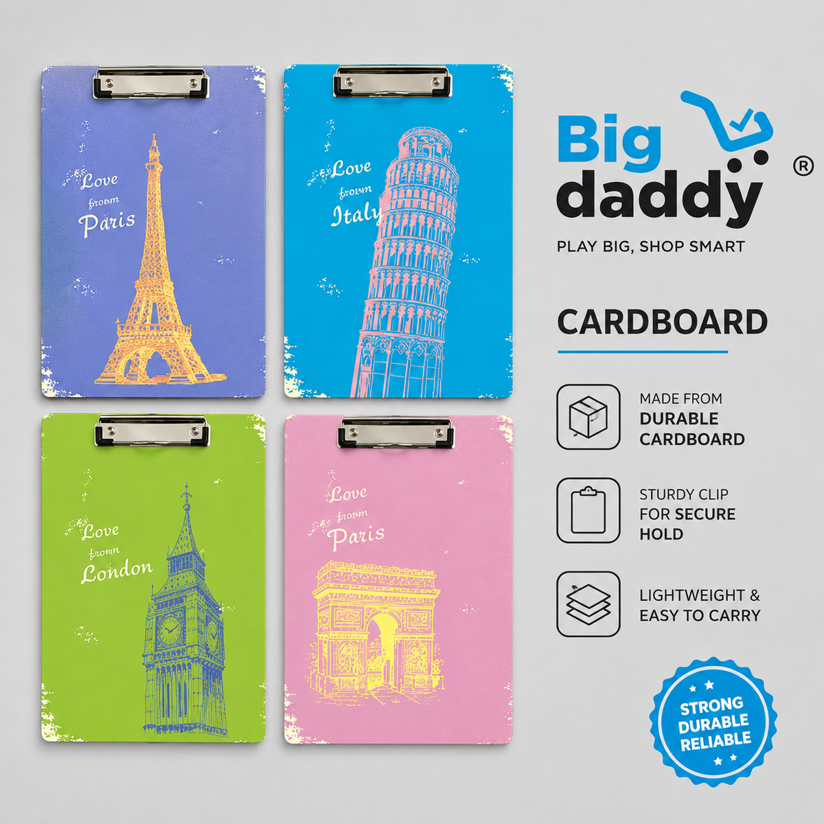 Printed Cardboard Pack of 6 ( Net price - 42 )