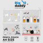 Cat A4 Size file pouch  Pack of 12 ( Net price - 22 )