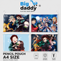 demon slayer  A4 Size file pouch  Pack of 12 ( Net price - 22 )