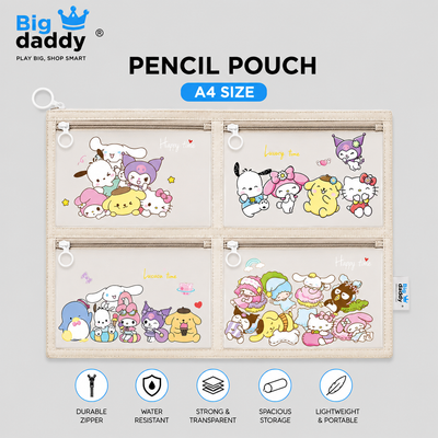 Kuromi Family A4 Size file pouch  Pack of 12 ( Net price - 22 )