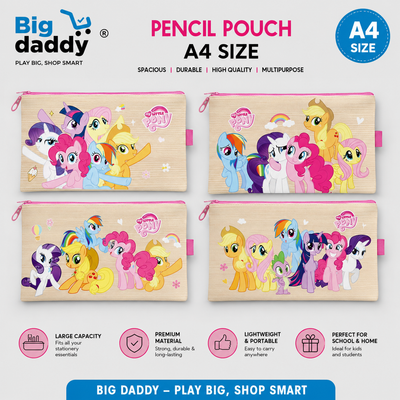 Unicorn colourful A4 Size file pouch  Pack of 12 ( Net price - 22 )