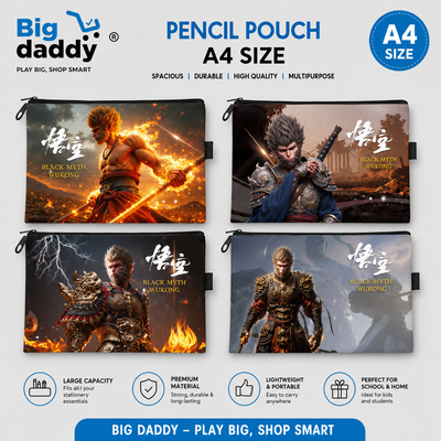 Wukong monkey king A4 Size file pouch  Pack of 12 ( Net price - 22)