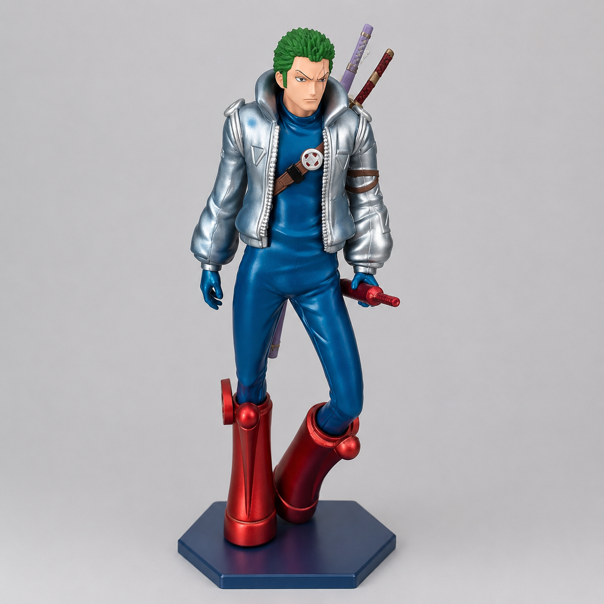 Zoro Masiah Silver jacket blue pants