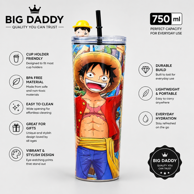 750 ml luffy sipper bottle