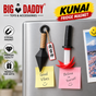 New Kunai / katana mix design Plastic magnet Pack of 3 ( Net price - 85 )