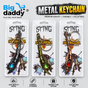 Super hero loki  Mix design Rotating keychain Pack of 10 ( Net price 45 )