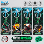 Tanjiro & team Mix design Rotating keychain Pack of 10 ( Net price 45 )
