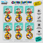 Shinchan Dancing Mix design Rotating keychain Pack of 10 ( Net price 45 )