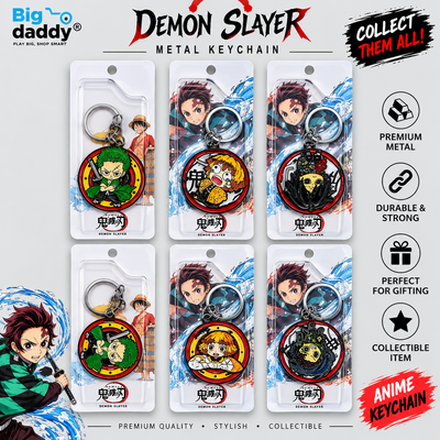 Demon main character Rotating keychain Pack of 10 ( Net price -45 )