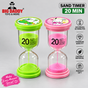 Glass sand Timer 20mins time Pack of 2  ( Net price - 135 )