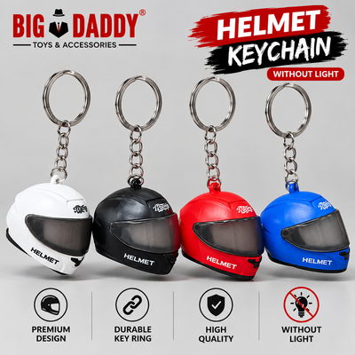 New Simple Helmet keychain Without light ( No light ) ( Net price - 68 )