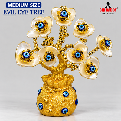 Medium size golden evil eye tree