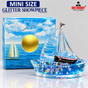 Mini Boat shape Glitter showpiece  Pack of 3 ( Net price -78 )