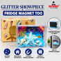 New starfish Glitter showpiece with magnet Pack of 2 ( Net price - 130 )