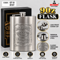 Jack Daniel stainless steel  Hip flask  9oz Code- GT9