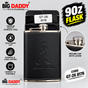 Jw Leather Hip flask  9oz Code- GT26