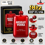 New Absolut Hip flask 90z Code -Gt13