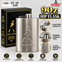 Jw regular steel  Hip flask  9oz Code- GT10