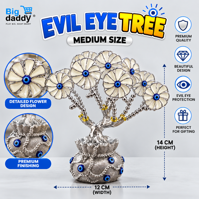 Medium size flower Evil eye tree - code 6002