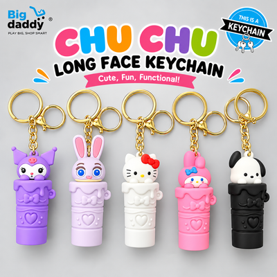 long Silicon Trending Chu chu voice keychain Pack of 12 ( Net price - 68 )