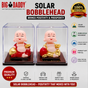 Mini solar budha bobblehead in plastic box  pack of 3 ( net price - 110 )