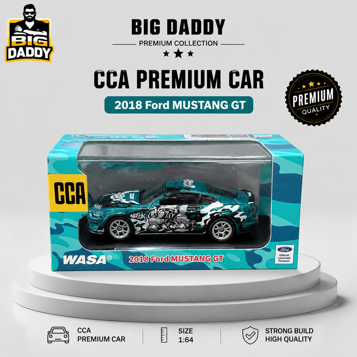 CCA 1:64 Ford mustang gt