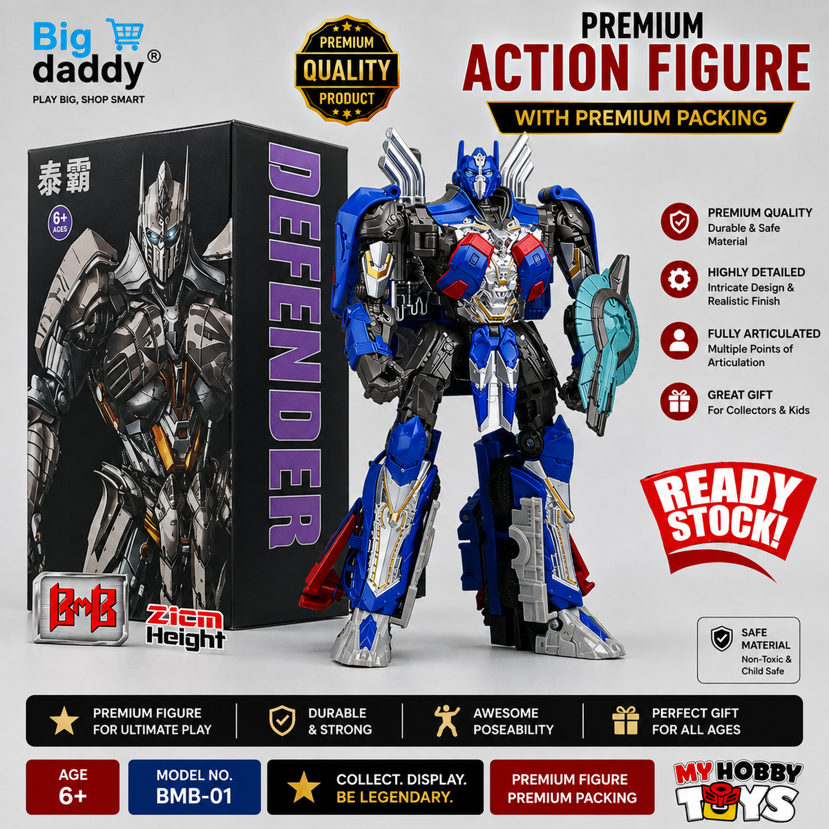 BMB YS-01 Hero Prime Robot Figure