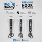 Mix design Premium Hook keychains For cars Pack of 3 ( Net price - 58 )