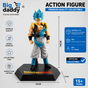 Vegeta standing body pose blue hair 19 cm