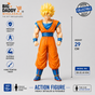 29 cm Goku g  orange dress, blue shirt, yellow hair