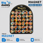 One piece luffy magnet sheet pack of 36 ( eff price 17 )