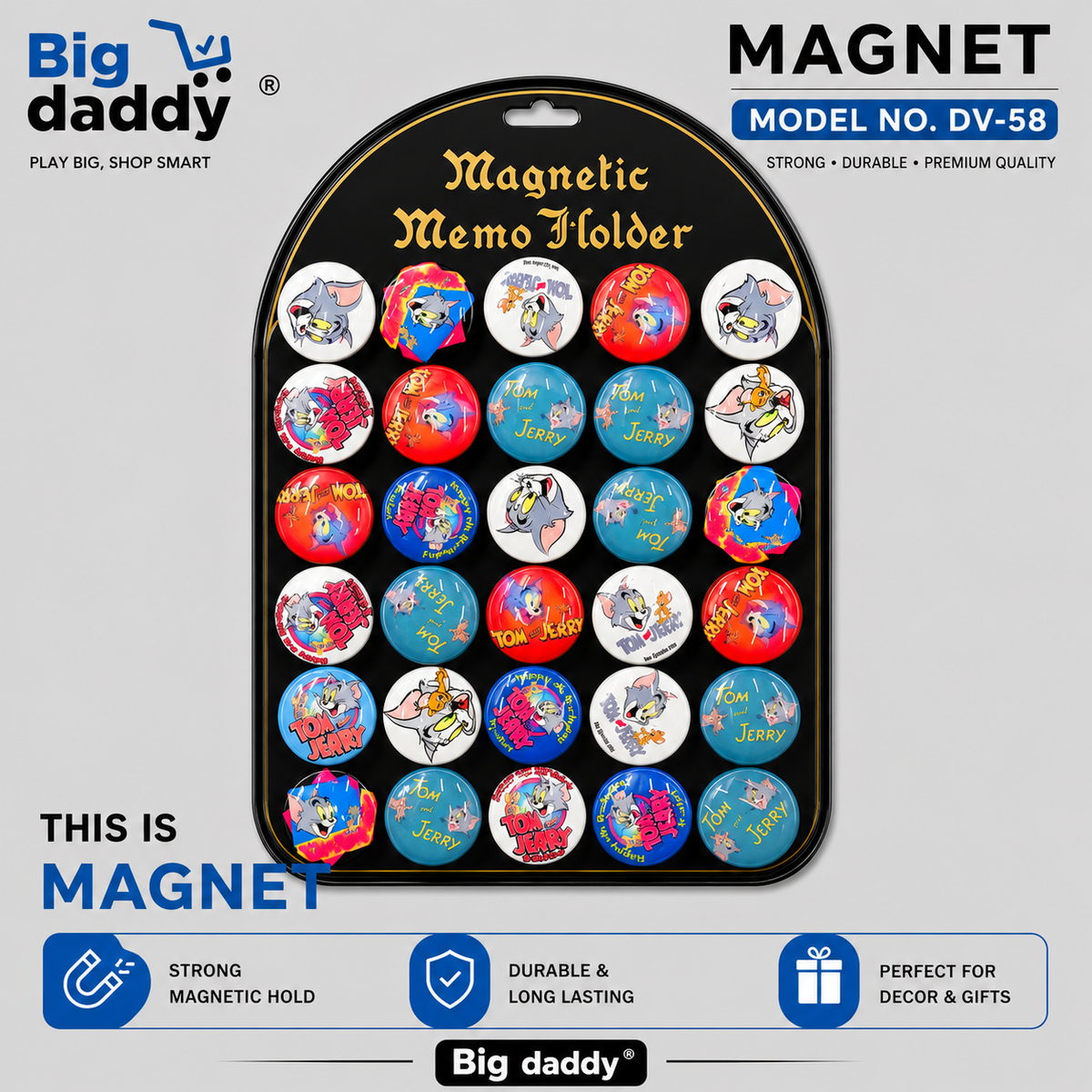 Tum jurry round magnet sheet pack of 36 (eff price 17 )