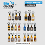 Bottle Shape mix design  bottle opener + magnet pack of 10 (eff price 38 )