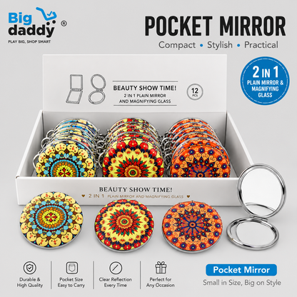 Mix design pocket mirror